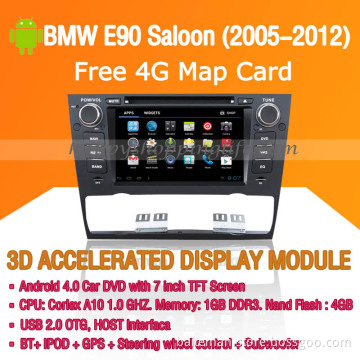 Android Car DVD Player GPS Navigation Wifi 3G BMW E90 2005-2012 Bluetooth Touch Screen